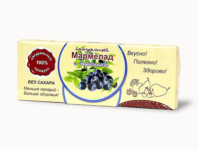  Мармелад натуральный "Черника" 140г в Наро-фоминске