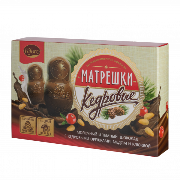 №1 Риф и ко Конфеты "Матрёшки кедровые" 100г           в Наро-фоминске