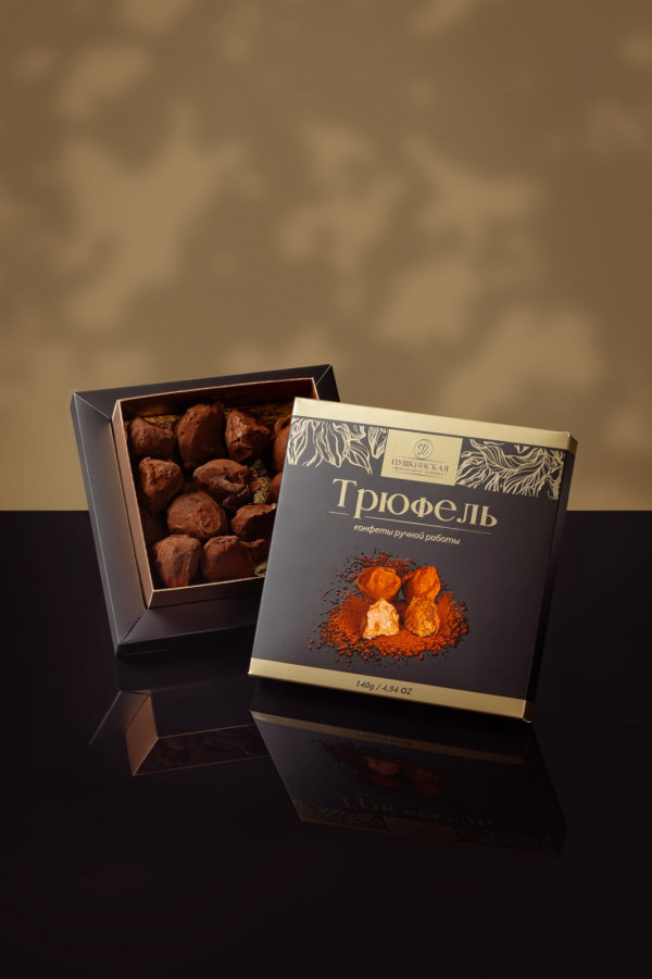 №1 Пушкинская фабрика Конфеты Трюфель, 140г в Наро-фоминске