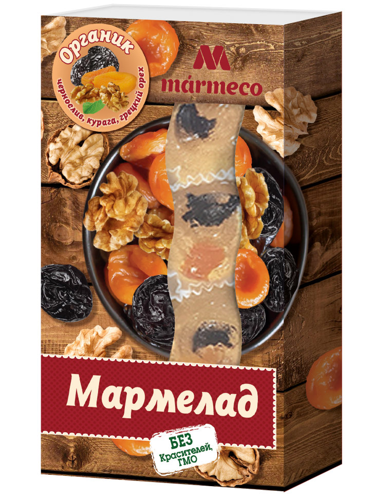  Мармелад "Органик"  Курага, Чернослив, грецкий орех, 180г  в Наро-фоминске